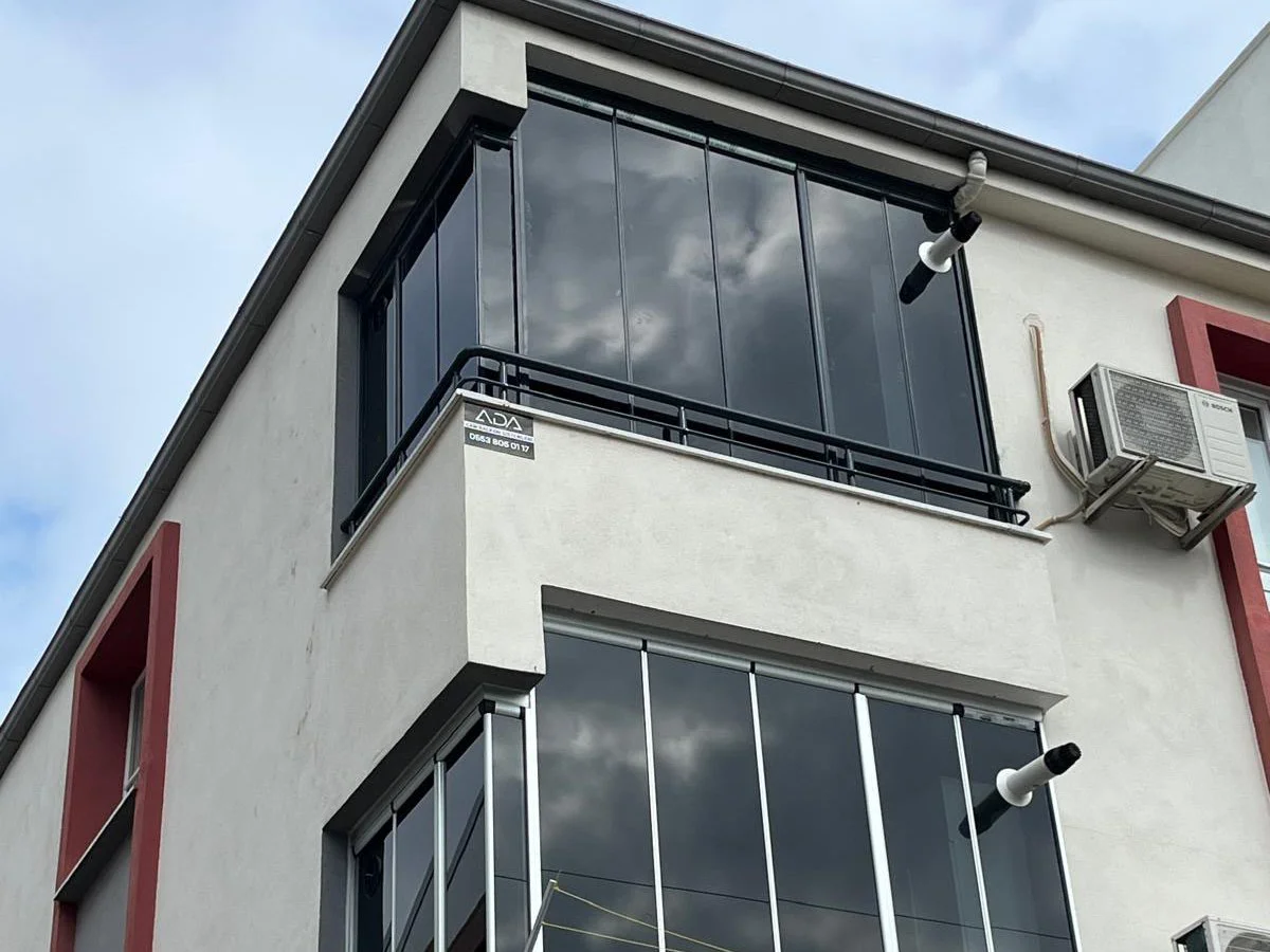 Akhisar katlanır cam balkon uygulaması – ADA Cam Balkon Sistemleri
