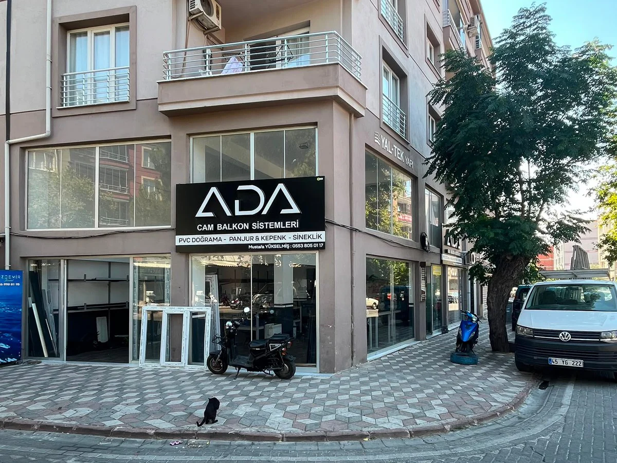 ADA Cam Balkon Sistemleri Akhisar mağazası ve sergi alanı